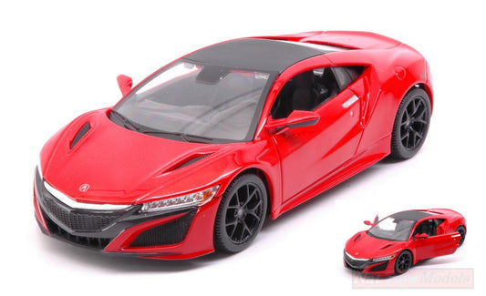 MODELE REDUIT COMPATIBLE AVEC ACURA NSX 2017 ROUGE 1:24 MAISTO MI31234R