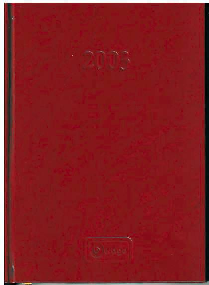 LIBRO MODELLINI AGENDA BURAGO 2003 COPERTINA IN PELLE BURAGO BUCAT2003AG