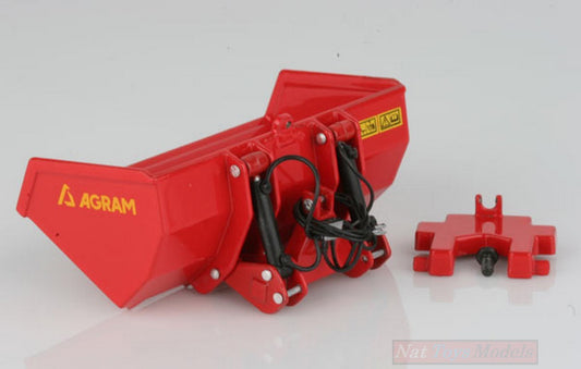 SCALE MODEL COMPATIBLE WITH AGRAM BUCKET THREE POINT HITCH 1:32 REPLICAGRI REPLI023