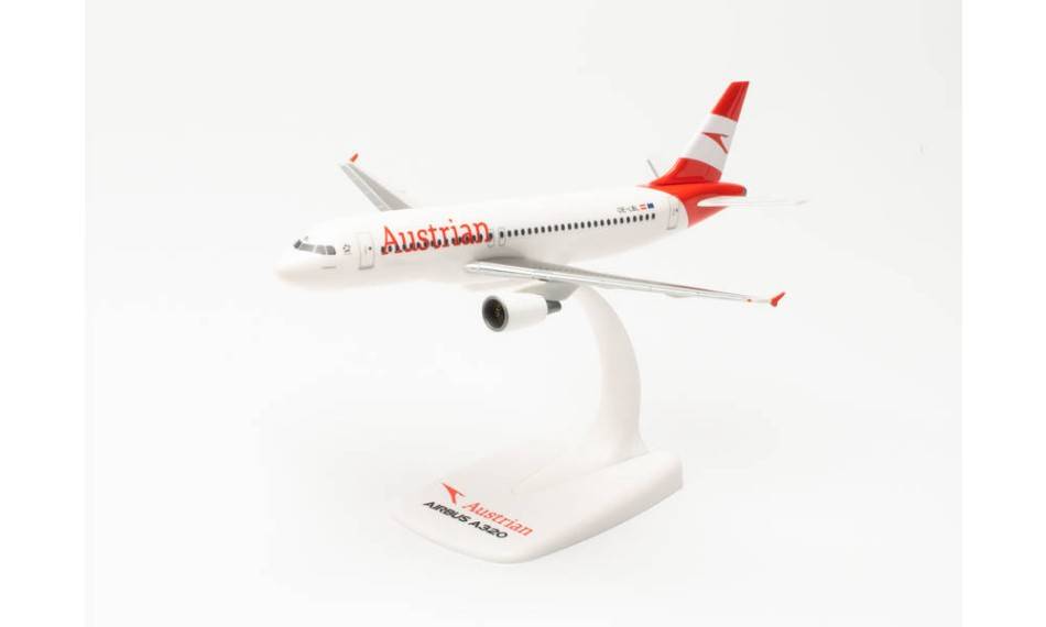 SCALE MODEL COMPATIBLE WITH AIRBUS A320 AUSTRIAN AIRLINES 7-8/2022 1:200 HERPA HP613620