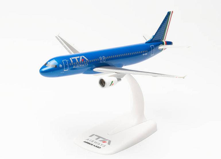 MODÈLE RÉDUIT COMPATIBLE AVEC AIRBUS A320 ITA AIRWAYS "PAOLO ROSSI" 1:200 HERPA HP613651