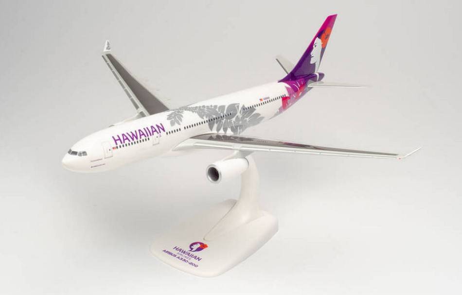 SCALE MODEL COMPATIBLE WITH AIRBUS A330-200 HAWAIIAN AIRLINES 1:200 HERPA HP613408