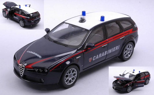 SCALE MODEL COMPATIBLE WITH ALFA ROMEO 159 SPORTWAGON CARABINIERI 1:24 WELLY WE22482C