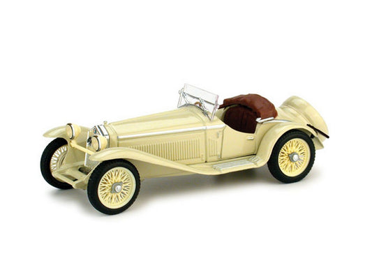 SCALE MODEL COMPATIBLE WITH ALFA ROMEO 1750 GS ZAGATO 1931 IVORY 1:43 BRUMM BM0388-01