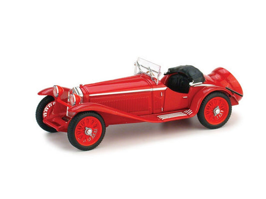 SCALE MODEL COMPATIBLE WITH ALFA ROMEO 1750 GS ZAGATO 1931 ROSSO ALFA UPDATE 1:43 BRUMM BM0388-02