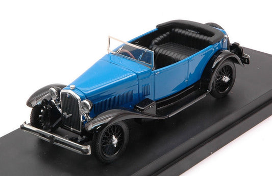 MODELE REDUIT COMPATIBLE AVEC ALFA ROMEO 1750 TORPEDO 1930 BLEU/NOIR 1:43 RIO RI4648