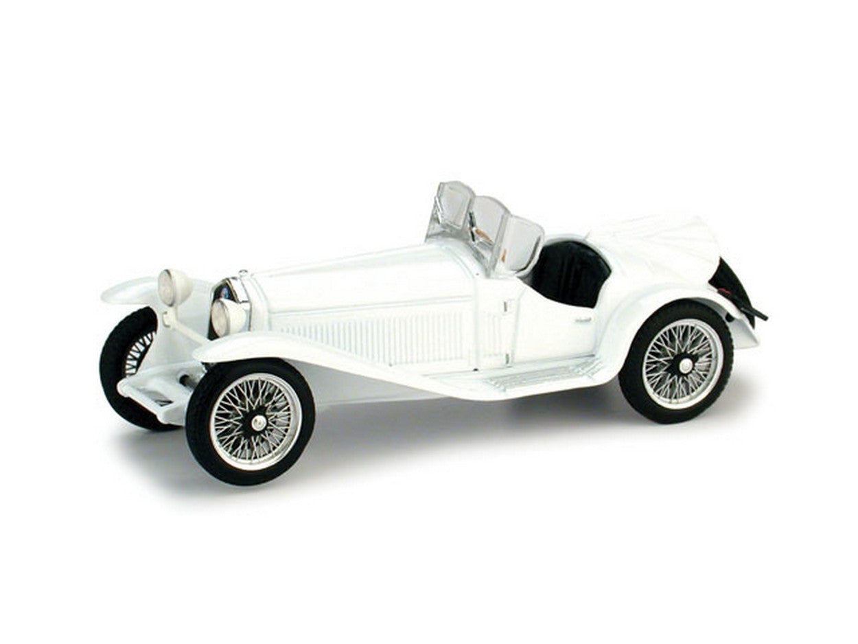 MODELLINO IN SCALA COMPATIBILE CON ALFA ROMEO 2300 1931 STRADALE WHITE 1:43 BRUMM BM0077-02