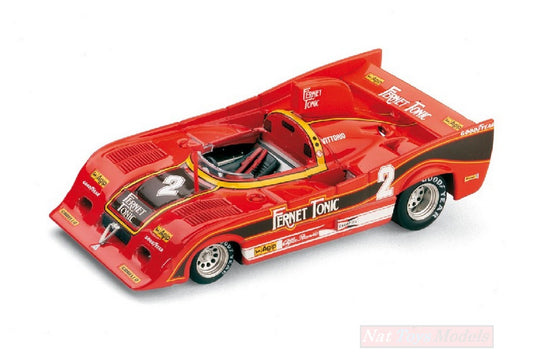 SCALE MODEL COMPATIBLE WITH ALFA ROMEO 33 SC12 N.2 WINNER MONZA 1977 V.BRAMBILLA 1:43 BRUMM BM0282