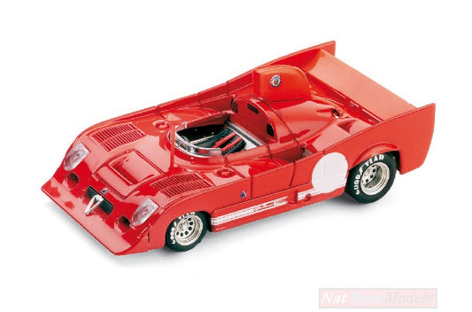 MODELE REDUIT COMPATIBLE AVEC ALFA ROMEO 33 TT 12 PROTOTYPE 1974 1:43 BRUMM BM0237