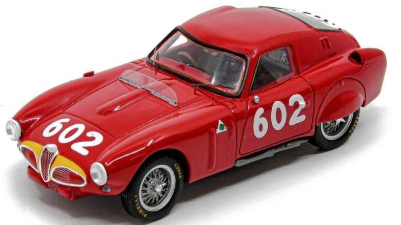 MODELLINO IN SCALA COMPATIBILE CON ALFA ROMEO 6C 3000CM N.602 MILLE MIGLIA 1953 J.M.FANGIO -G.SALA 1:43 SPARK MODEL S3681