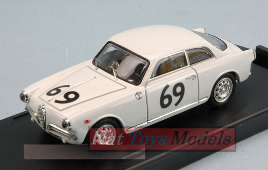 SCALE MODEL COMPATIBLE WITH ALFA ROMEO GIULIETTA SPRINT VELOCE N.69 ZELTWEG 1957 C.PEROGLIO 1:43 BANG BG7172