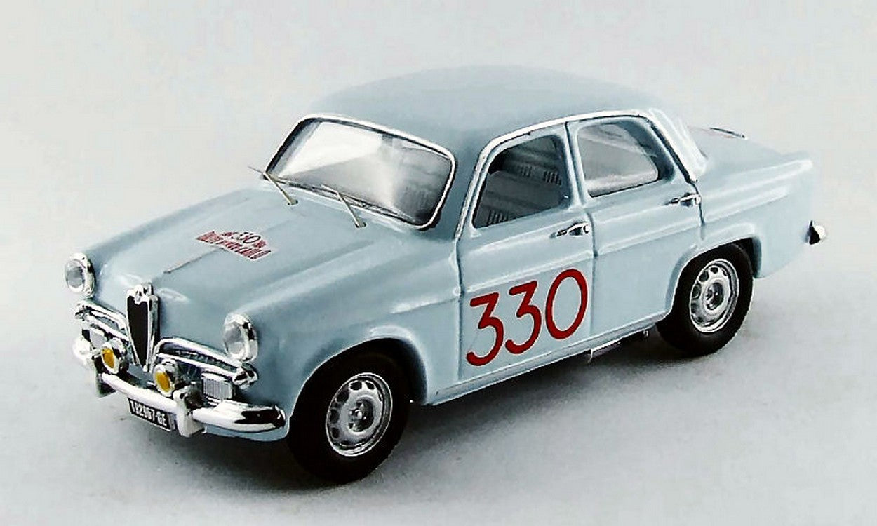 MODELLINO IN SCALA COMPATIBILE CON ALFA ROMEO GIULIETTA T.I. N.330 MONTE CARLO 1964 PINASCO-SANFILIPPO 1:43 RIO RI4410