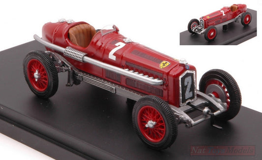 MODELLINO IN SCALA COMPATIBILE CON ALFA ROMEO P3 RUDOLF CARACCIOLA 1932 N.22 WINNER GERMAN GP 1:43 RIO RI4617