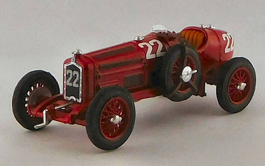 MODELLINO IN SCALA COMPATIBILE CON ALFA ROMEO P3 TIPO B N.22 2nd TARGA FLORIO 1935 LUIS CHIRON 1:43 RIO RI4272-2