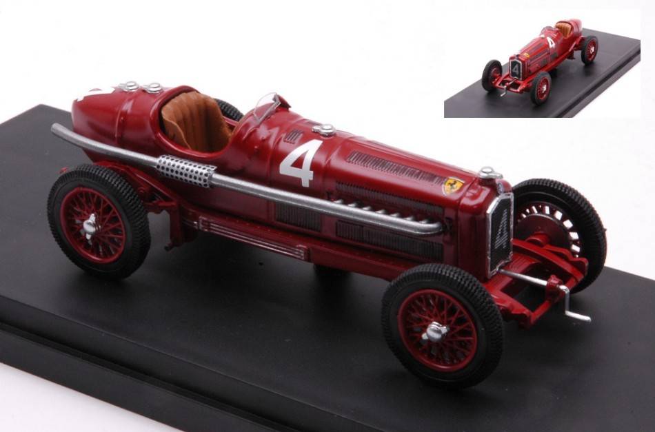 MODELLINO IN SCALA COMPATIBILE CON ALFA ROMEO P3 TIPO B N.4 2nd CIRCUITO DI MODENA 1934 A.VARZI 1:43 RIO RI4692