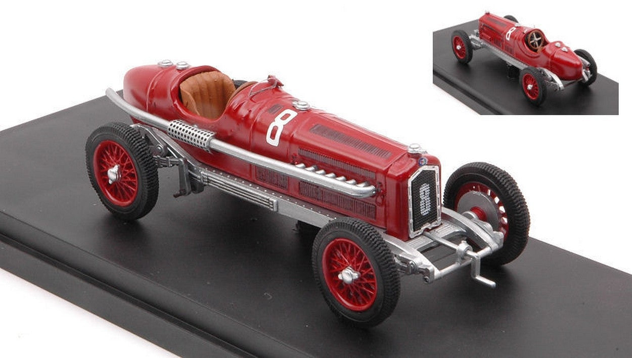 SCALE MODEL COMPATIBLE WITH ALFA ROMEO P3 TYPE B N.8 WINNER COPPA ACERBO 1933 TAZIO NUVOLARI 1:43 RIO RI4646