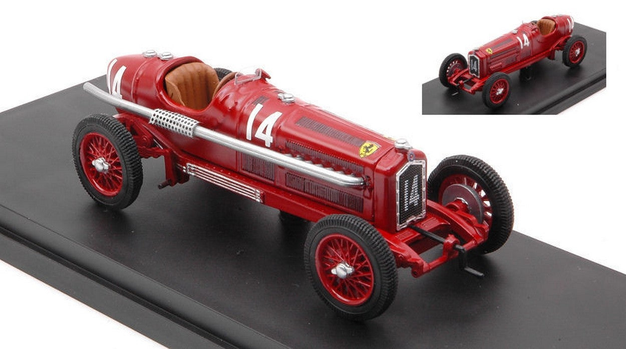 MODELLINO IN SCALA COMPATIBILE CON ALFA ROMEO P3 TIPO B T.NUVOLARI 1935 N.14 WINNER GR.PREMIO DI PAU 1.43 RIO RI4638