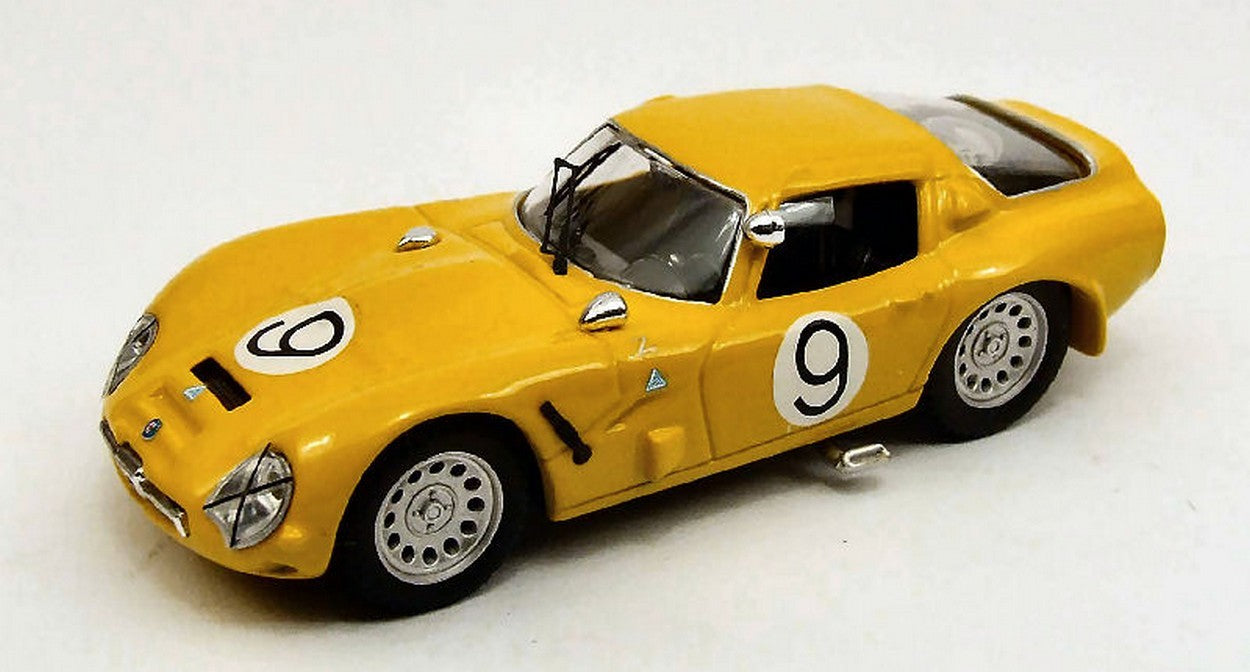 MODELLINO IN SCALA COMPATIBILE CON ALFA ROMEO TZ 2 N.9 3rd 12H SURFERS PARADISE 1966 BARTLETT-CHIVAS 1:43 BEST MODEL BT9393