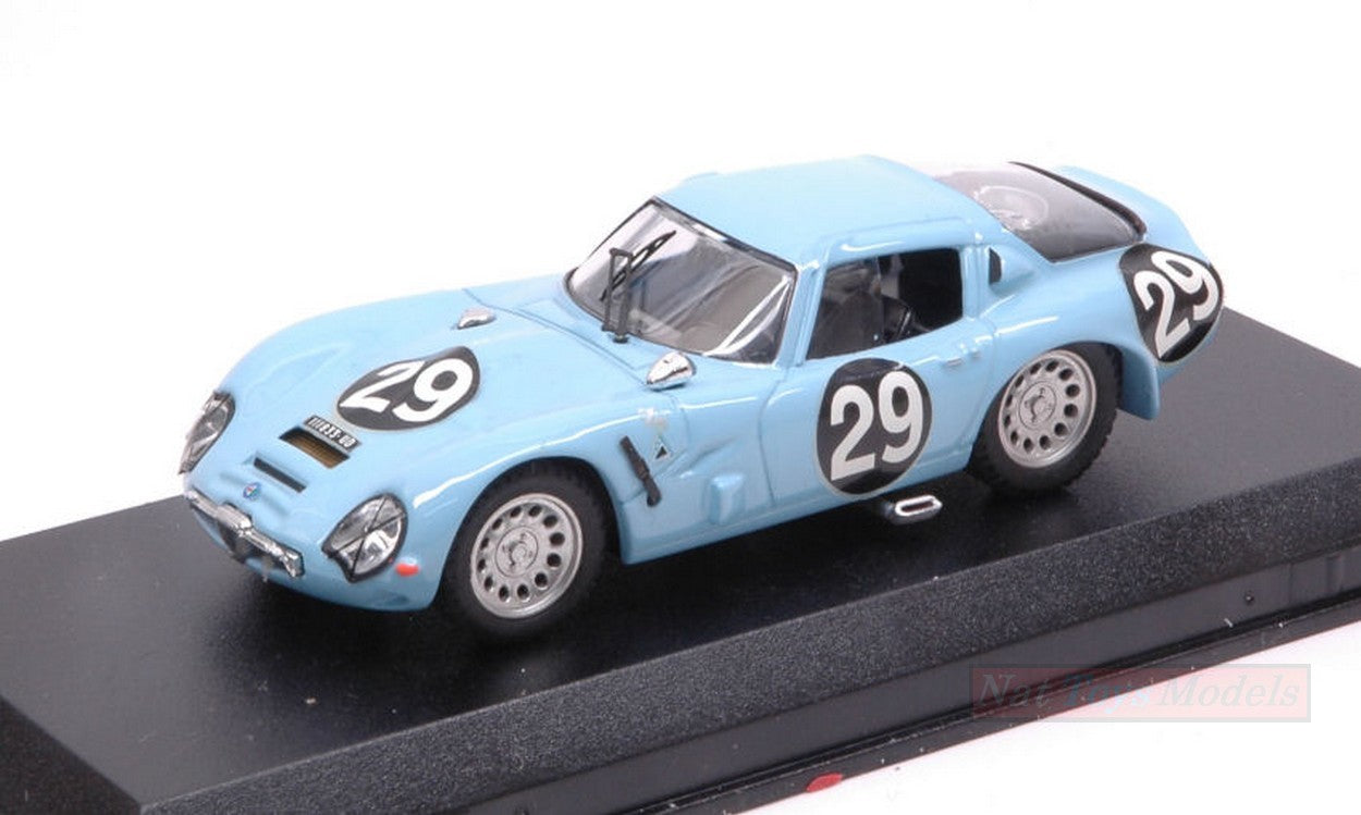 SCALE MODEL COMPATIBLE WITH ALFA ROMEO TZ 2 NC 1000 KM MONZA 1967 R.MARTINI (SANGRI.LA )-VOLONTERIO BEST MODEL BT9141