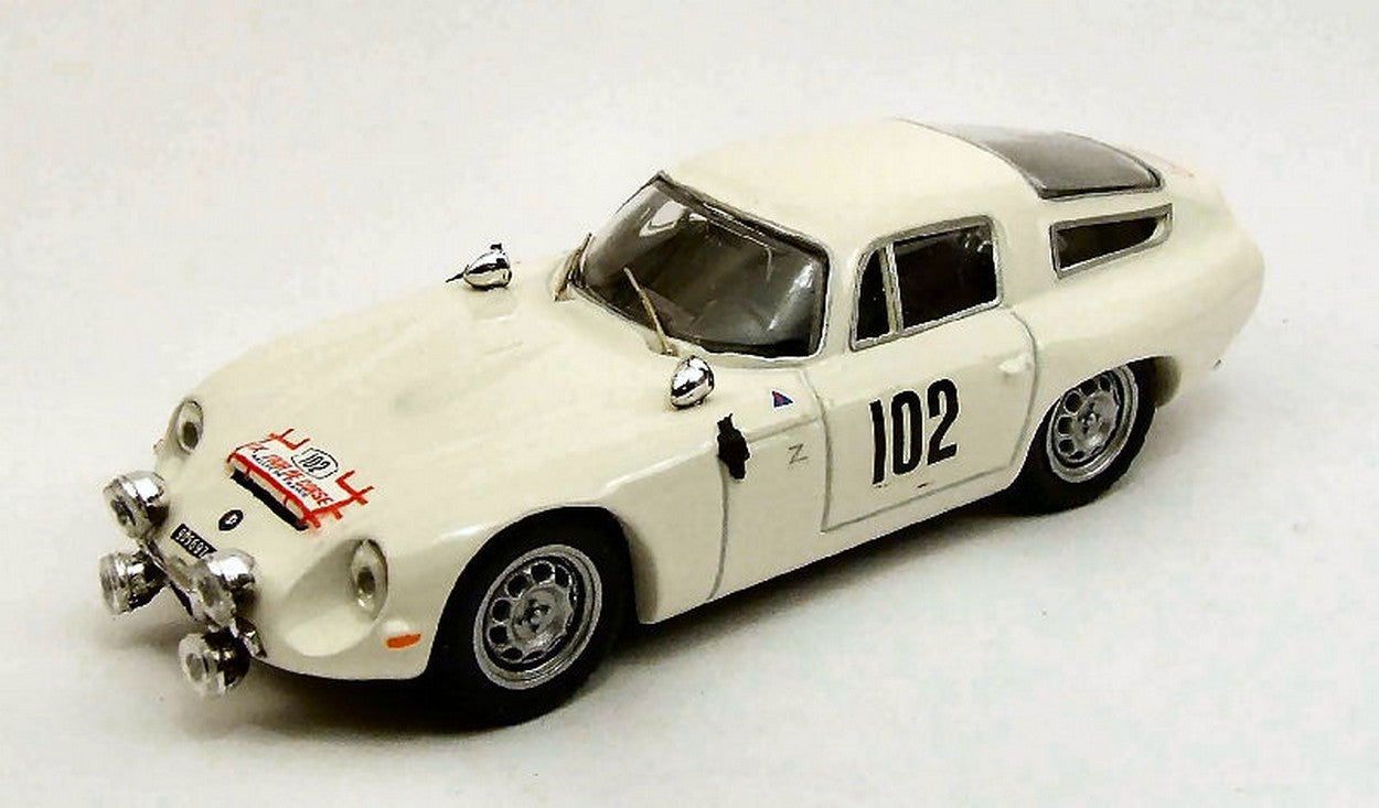 MODELLINO IN SCALA COMPATIBILE CON ALFA ROMEO TZ1 N.102 TOUR DE CORSE 1964 RICHARD-ROSINSKI 1:43 BEST MODEL BT9405