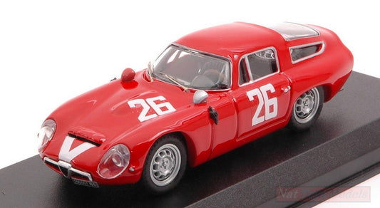 SCALE MODEL COMPATIBLE WITH ALFA ROMEO TZ1 N.26 1000 KM MONZA 1965 PLANT-ROOM 1:43 BEST MODEL BT9780