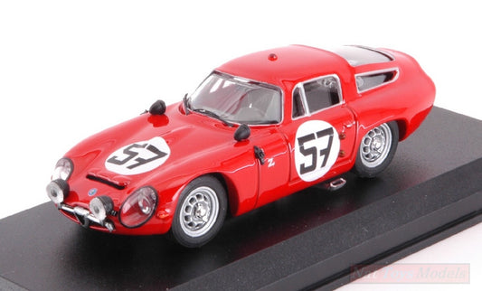 SCALE MODEL COMPATIBLE WITH ALFA ROMEO TZ1 N.57 13th (1st GT1.6) LM 1964 BUSSINELLO-DESERTI 1:43 BEST MODEL BT9132-2