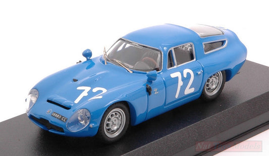 MODELE REDUIT COMPATIBLE AVEC ALFA ROMEO TZ1 N.72 TARGA FLORIO 1965 PANEPINTO-PARLA 1:43 MEILLEUR MODELE BT9783