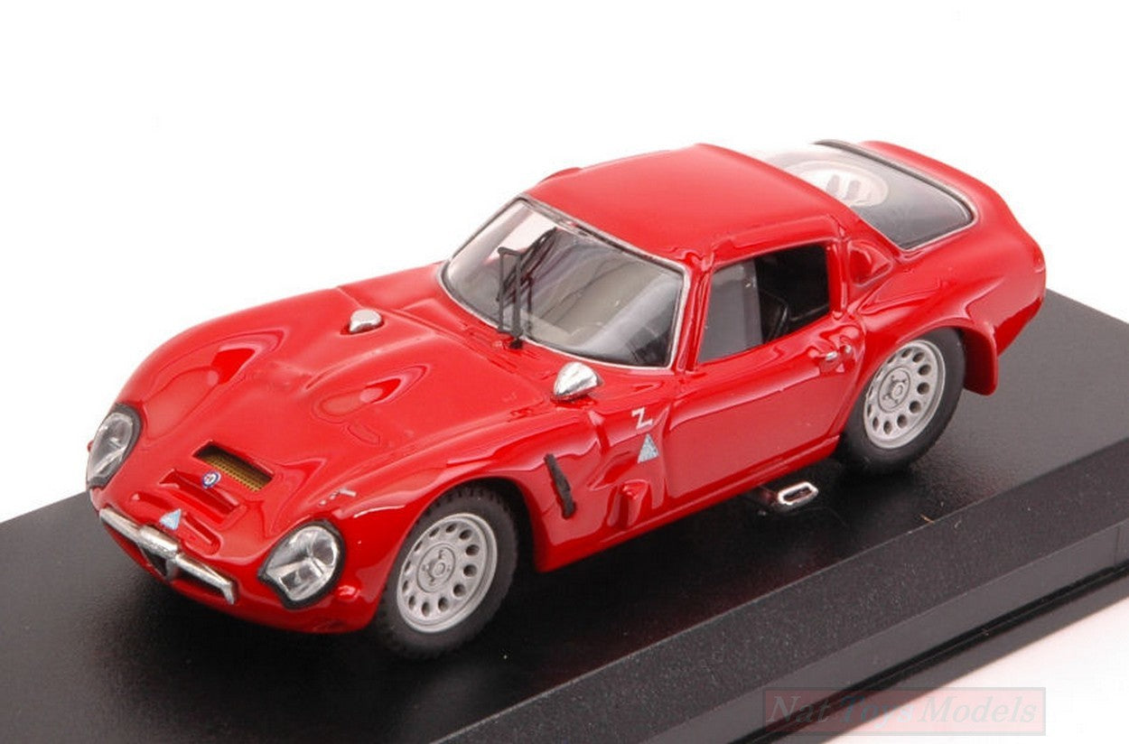 SCALE MODEL COMPATIBLE WITH ALFA ROMEO TZ2 1966 RED 1:43 BEST MODEL BT9087