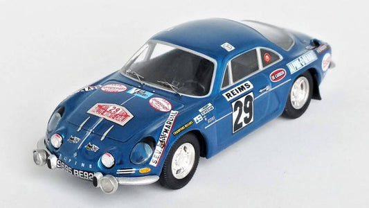 SCALE MODEL COMPATIBLE WITH ALPINE A110 11th MONTE CARLO RALLY 1972 HENRY/DI NICOLA 1:43 TROFEU TFRRFR49