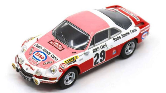 SCALE MODEL COMPATIBLE WITH ALPINE A110 N.29 MONTE CARLO 1973 P.MOSS CARLSSON-E.CRELLIN 1:43 SPARK MODEL S6113