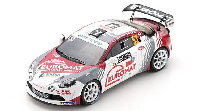 SCALE MODEL COMPATIBLE WITH ALPINE A110 N.53 MONTE CARLO 2022 C.CASANOVA-D.CORVI 1:43 SPARK MODEL S6705