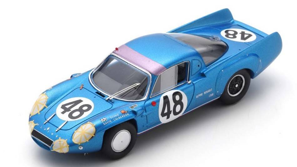 MODELE REDUIT COMPATIBLE AVEC ALPINE A210 N.48 12ème LM 1967 R.DE LAGENESTE-J.CHEINISSE 1:43 SPARK MODEL S5689