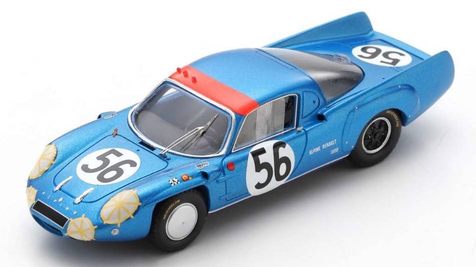 MODELLINO IN SCALA COMPATIBILE CON ALPINE A210 N.56 LM 1967 G.LARROUSSE-P.DEPAILLER 1:43 SPARK MODEL S5691