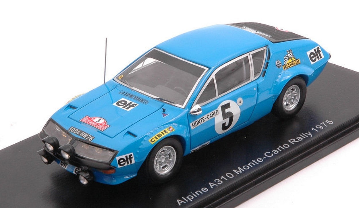 MODELLINO IN SCALA COMPATIBILE CON ALPINE A310 N.5 MONTE CARLO 1975 JEAN LUC THERIER-MICHEL VIAL 1:43 SPARK MODEL S5493