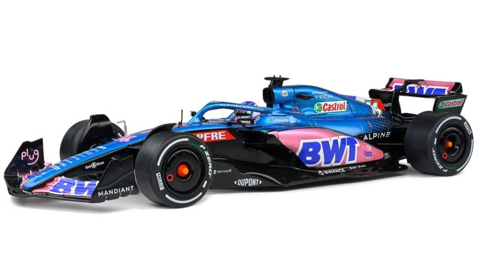 SCALE MODEL COMPATIBLE WITH ALPINE A522 N.14 MONACO GP 2022 F.ALONSO 1:18 SOLID SL1808803