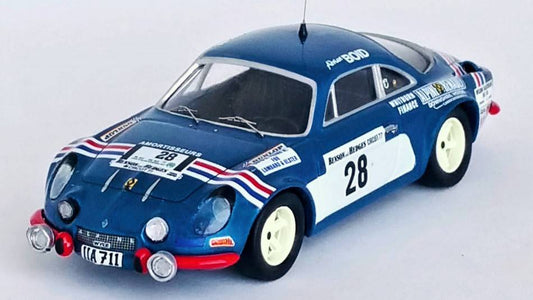 MODELLINO IN SCALA COMPATIBILE CON ALPINE RENAULT A110 CIRCUIT OF IRELAND 1977 BOYD/MAIN 1:43 TROFEU TFRRIR14