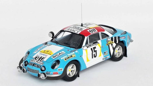 MODELLINO IN SCALA COMPATIBILE CON ALPINE RENAULT A110 N.15 EAST AFRICAN SAFARI 1974 THERIER/LAVERNE 1:43 TROFEU TFRRKE11