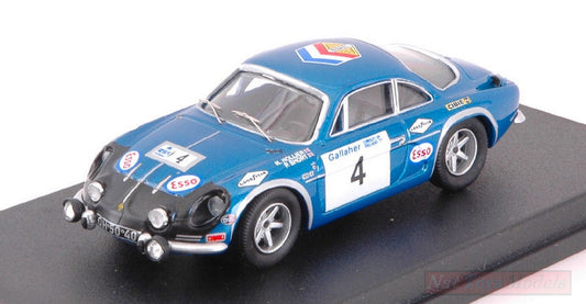 MODELLINO IN SCALA COMPATIBILE CON ALPINE RENAULT A110 N.4 CIRCUIT OF IRELAND 1971 N.HOLLIER-P.SHORT 1:43 TROFEU TFRRIR01