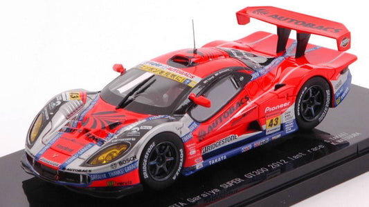 MODELLINO IN SCALA COMPATIBILE CON ARTA GARAIYA N.43 SUPER GT300 2012 LAST RACE S.TAKAGI-K.MATSURA 1:43 EBBRO EB44748