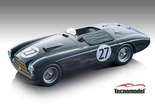 MODELLINO IN SCALA COMPATIBILE CON ASTON MARTIN DB3S SPYD.N.27 BRITISH TROPHY ISLE OF MAN 1953 G.DUKE 1:18 TECNOMODEL TMD18203D