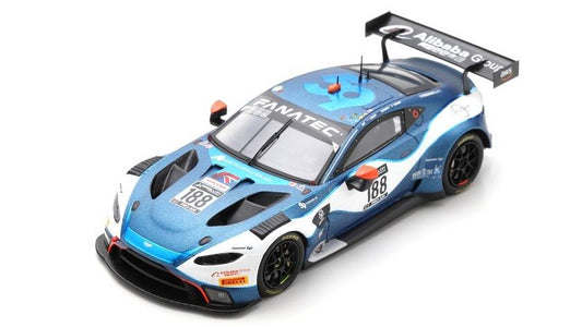 MODELLINO IN SCALA COMPATIBILE CON ASTON MARTIN VANTAGE GT3 N.188 24 H SPA 2021 WEST-EASTWOOD-GOODWIN-KIRCH SPARK MODEL SB466