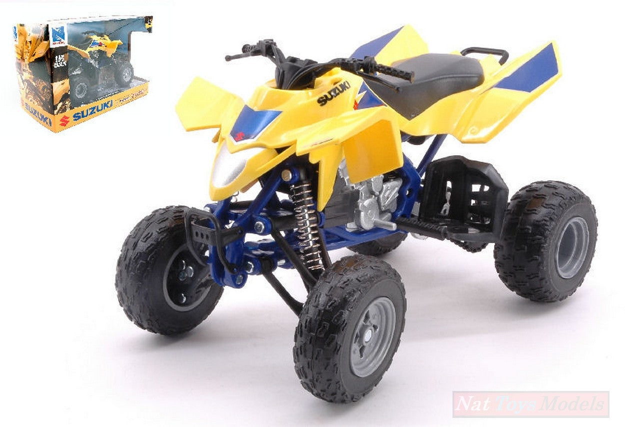 SCALE MODEL COMPATIBLE WITH ATV-QUAD SUZUKI QUADRACER R450 1:12 NEW RAY NY57503S