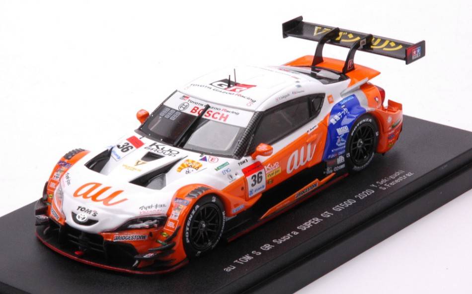 MODELLINO IN SCALA COMPATIBILE CON au TOM'S GR SUPRA N.36 SUPER GT500 2020 Y.SEKIGUCHI-S.FENESTRAZ 1:43 EBBRO EB45759