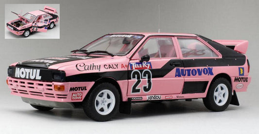 SCALE MODEL COMPATIBLE WITH AUDI QUATTRO N.23 FRENCH RALLYCROSS 1987 CATHY CALY 1:18 SUNSTAR SS4251