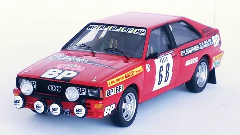 SCALE MODEL COMPATIBLE WITH AUDI QUATTRO RALLY MONTE CARLO 1982 CHASSEUIL-BARON 1:43 TROFEU TFRRFR68