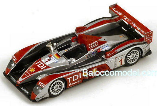 SCALE MODEL COMPATIBLE WITH AUDI R 10 N.1 6th LM 2008 1:87 SPARK MODEL S87094