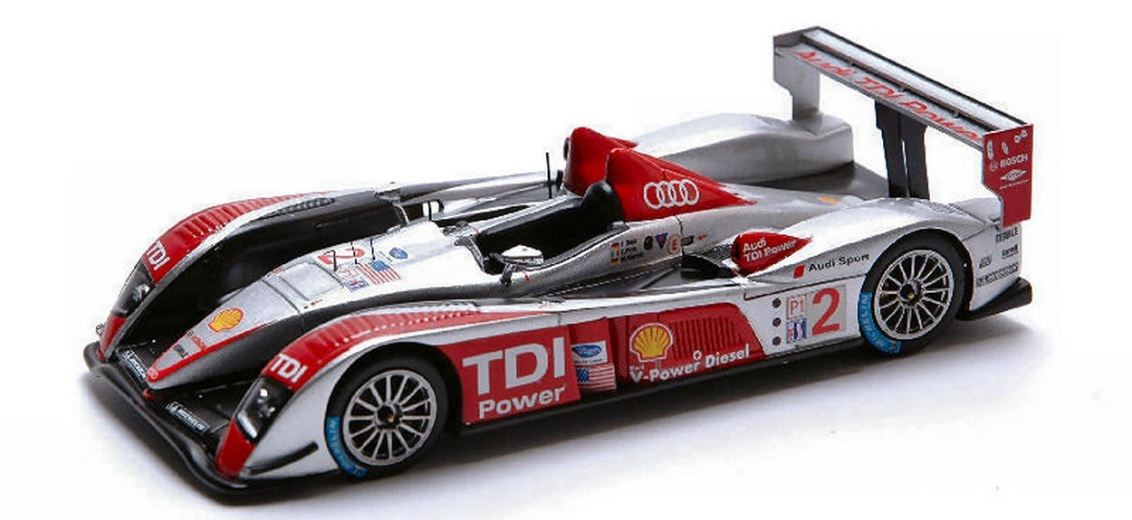 SCALE MODEL COMPATIBLE WITH AUDI R 10 N.2 WINNER SEBRING 07 1:43 SPARK MODEL S0680