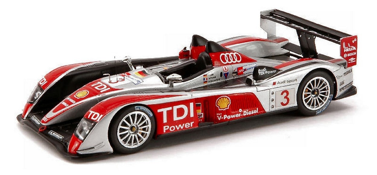 SCALE MODEL COMPATIBLE WITH AUDI R 10 N.3 4th LM 2008 1:43 SPARK MODEL S0685