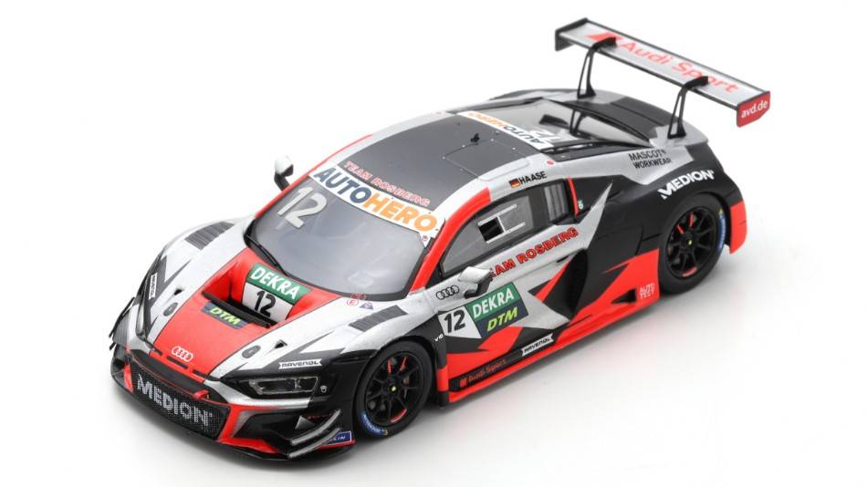 MODELLINO IN SCALA COMPATIBILE CON AUDI R8 GT3 N.12 DTM 2021 CHRISTOPHER HAASE 1:43 SPARK MODEL SG804