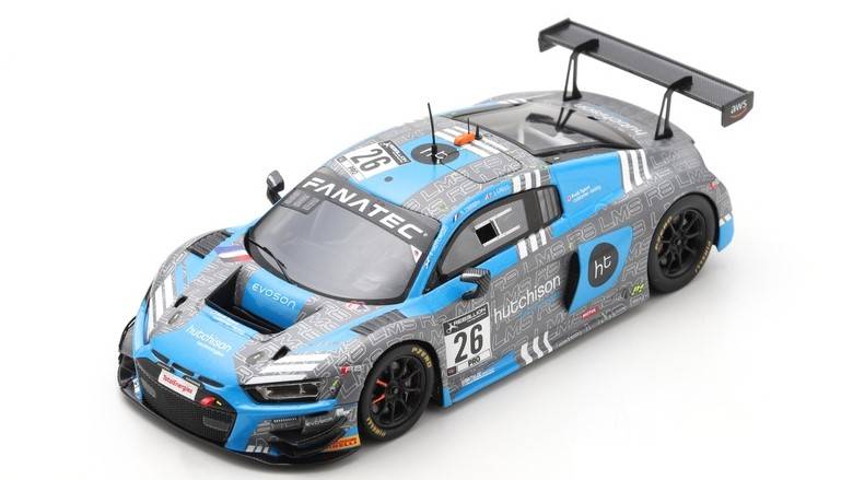 MODELLINO IN SCALA COMPATIBILE CON AUDI R8 GT3 N.26 24 H SPA 2021 GREEN-TAMBAY-HUTCHISON 1:43 SPARK MODEL SB474